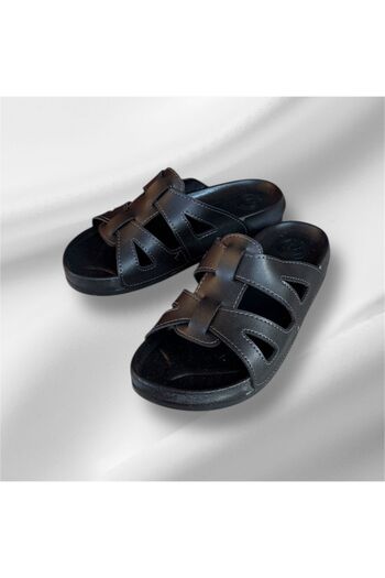 MULEX Women's Comfortable Orthopedic Sole Non-Slip Flat Slippers