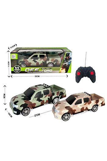Rally Military Camouflaged Hilux Car with Remote Control - 4 Directions
