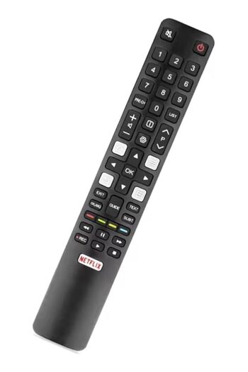 The Bros Remote Control for TCL TV, Black