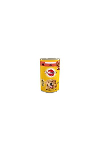 Pedigree , carne de vită la conservă în jeleu 1200g