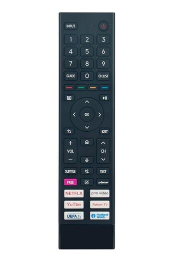 The Bros ERF3B80H ERF3B80-0012 Replacement Voice Remote fit for Hisense ULED 4K Smart TV T304617 T288490