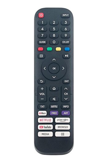 The Bros New Model Replacement Remote Control Compatible with NIKAI,IKON and VIDEOCON Smart LCD LED TV