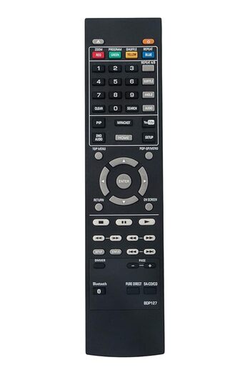 The Bros Replaced Remote Control BDP127 Fit for Yamaha Blu-Ray Player BD-A1040 BDA1040