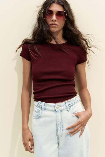 H&M Button-detail top
