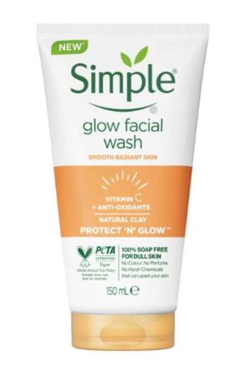 Simple Face Wash for Protection and Glow for Radiant Soft Skin - 150 ml