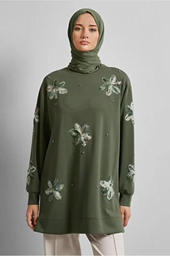 Alvina Stone Printed Tracksuit Tunic 45570