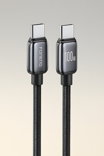 Fibaks 100w 1 Metre Samsung Huawei Xiaomi Apple iPhone 15 16 17 Plus Pro Max Type-C Hızlı Şarj Kablosu