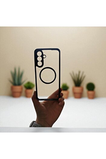 Gtech Hybrid Acrylic Clear+TPU Phone Case, MagSafe, Compatible with Samsung Galaxy M35, Lightweight