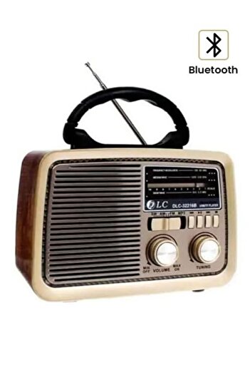 DLC brown radio