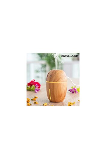 InnovaGoods InnovaGoods Honey Pine Mini Aroma Diffuser Humidifier 180ml