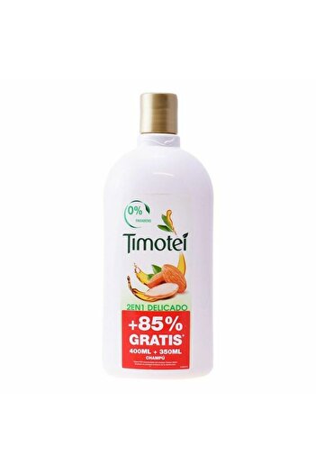 PASANTE Șampon 2-în-1 Timotei, Ulei de Migdale Dulci, 750 ml