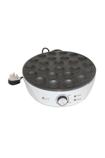DLC Electric Mini Pancake Maker – Compact Breakfast Appliance (White