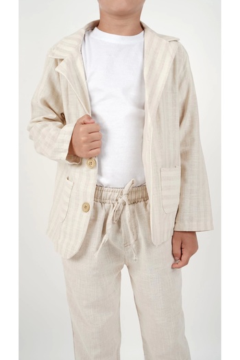 Mc Emirix Kids Wear 3-Piece Jacket Sports Suit Filament Striped