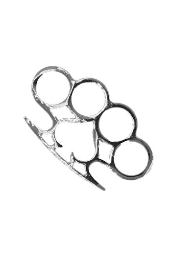 dalimag Knuckle Dagger, Self-Defense, Sword Handle A1, Silver, Dalimag