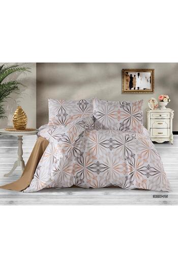 eco concept Culln Ranforce Double Duvet Cover Set - Beige