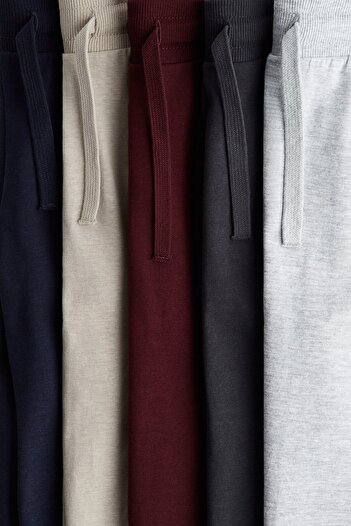 H&M 5'li Pamuklu Jarse Jogger Pantolon