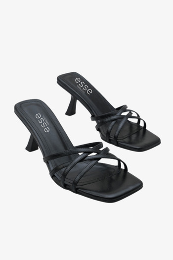 ESSE CO Papuci de zi cu toc scurt, eleganti, Luna pentru femei