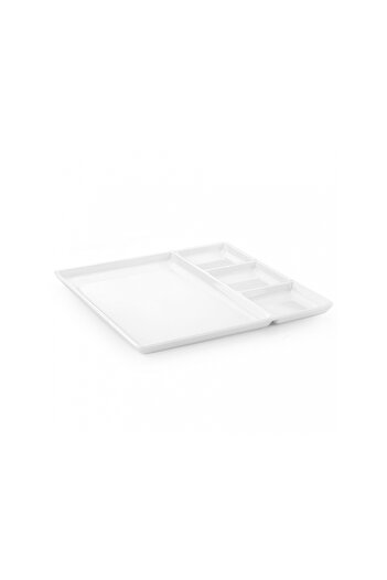Tria Unbreakable 4-Eye Square Table D'Hôte 2 Pieces 30X30 cm Tr521