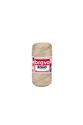 Bravo Νήματα μακραμέ από πολυεστέρα Boho Glitter 200 gr 270 μέτρα (Κωδικός χρώματος: 30)