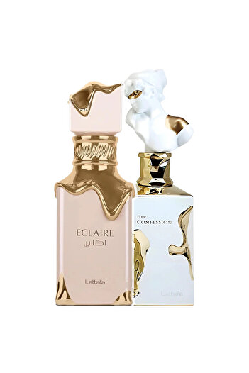 lattafa Pack of 2 best-selling perfumes, Lattafa Eclaire 100 ml and Lattafa Her Confession 100 ml