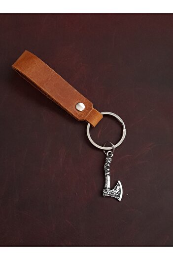 BSN Store Ax Figure Keychain ​​Premium Hand Made Real Leather Keychain