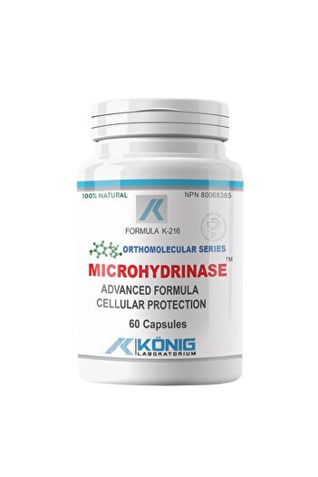 Konig Laboratorium Microhydrinase, 60 capsules, KONIG Laboratorium, antioxidant and cellular alkalizing agent