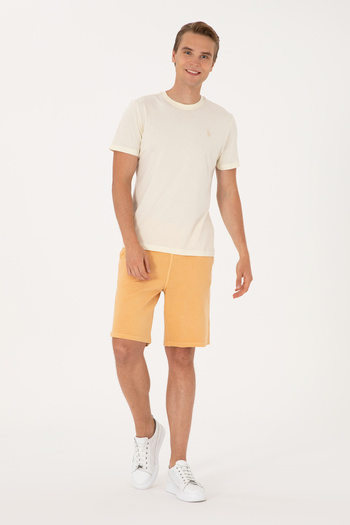 U.S. Polo Assn. Men's Orange Knitted Shorts 50298037-Vr202
