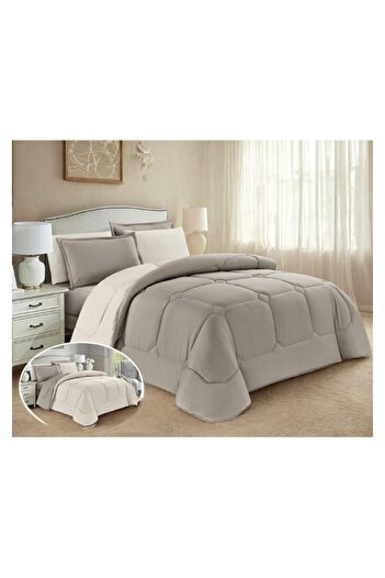 smart home Luxury summer bedspread, double-sided system, 6 pieces, double size (250 x 230 cm) - fits a 200 x 200 cm bed