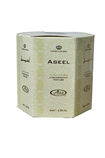 Al Rehab perfumes Aseel Concentrated Perfume Oil Roll on Bottle 6 Ml of 6 Pieces