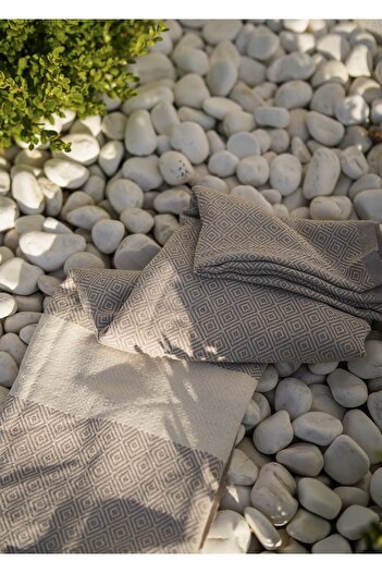 Destiva Home Natural Cotton Diamond Peshtemal Bath Towel Turkish Towel Bathhouse Beach Towel