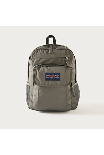 Jansport Solid 15-inch Backpack with Adjustable Straps and Zip Closure