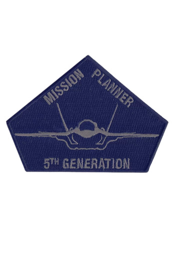 Hangora Applique Iron-On Mission Planner Navy Blue Arma 6 cm