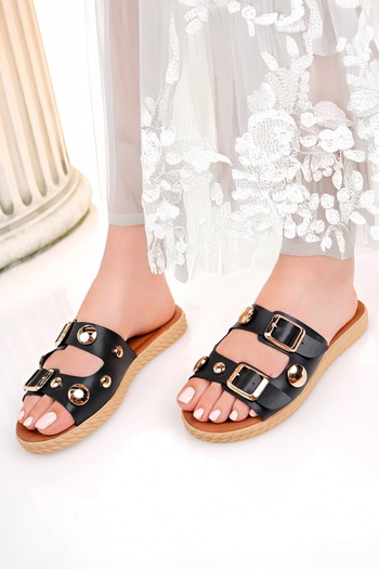 Modafırsat Women's Daily Slippers Stylish Orthopedic Summer Home Beach Vacation Work Slippers