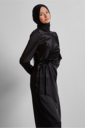 Alvina Satin Dress 45649
