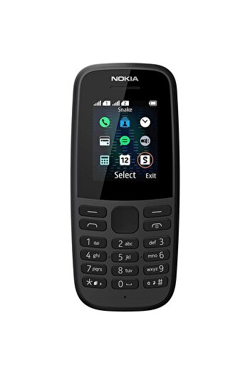 Nokia Telefon mobil 105 2019, 1,77", 2G, negru