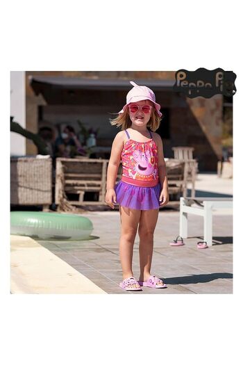 Peppa Pig Girls' Swimsuit, Peppa Pig, Pink