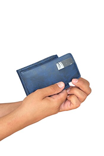 Tisaati Premium Series Luxury Leather Special Production Horizontal Crazy Leather Card Holder Men's Wallet