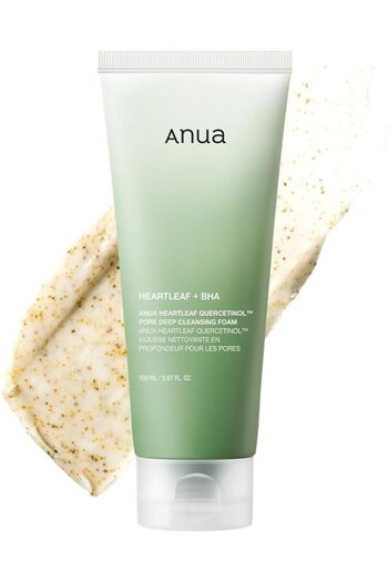 ANUA HEARTLEAF QUERCETINOL PORE DEEP CLEANSING FOAM 150ml