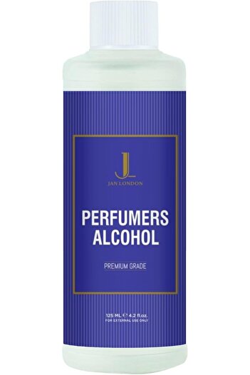 JAN LONDON Perfumers Alcohol Base 125ml | DIY Blend with Ethanol, IPM & Propylene for Perfume & Room Spray