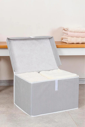 Tex Republic (3 Pcs) Multi-Purpose Box with Lid Storage Box Mini Size Tela 40*30*26 cm
