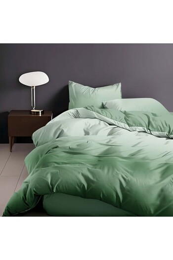 Pucioasa 6-piece bed linen in olive green finet