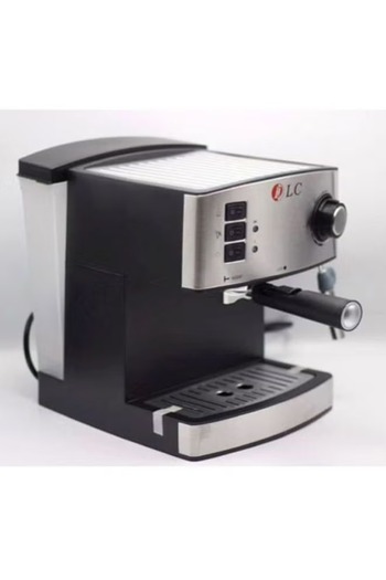 DLC 850 W Espresso & Cappuccino Maker – 1.6 L Tank, (Silver/Black)