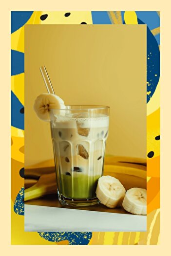 Mim and More Banana Matcha - Muz Aromalı Matcha, 100 gr