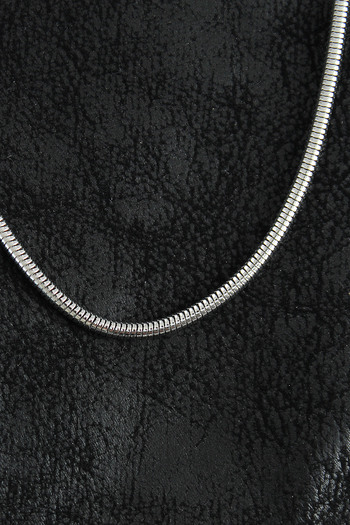 Skygo 316L Steel Oval Italian Chain Model Silver Color Men's Necklace - Tj-Erk1396