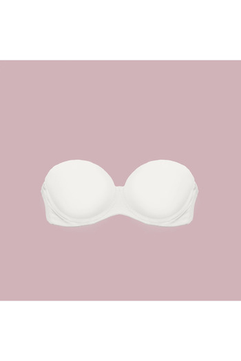 The LOG INVEST 1590 Double Padded Two Sizes Enlarging Strapless Bra