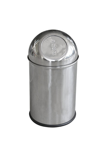 Raki Chrome waste bin 7L PUSH