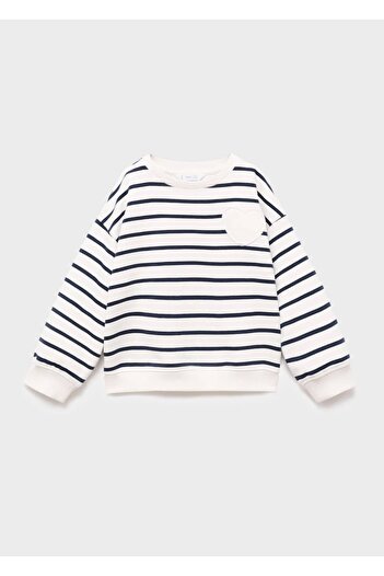 MANGO Baby Heart Embroidered Sweatshirt