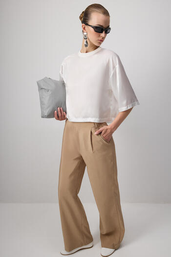 Touché Privé Detailed Copper Pants
