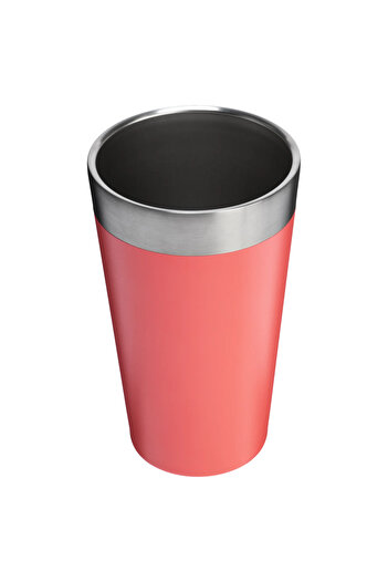 Stanley The Adventure Stay-Chill Stacking Pint 16 Oz | Hot Coral Soğuk Içecek Bardağı 0.47 Litre