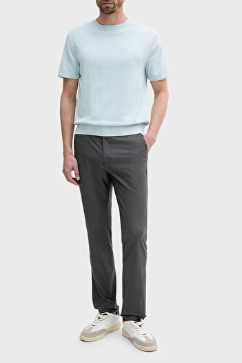 Calvin Klein Pamuklu Slim Fit Normal Bel Düz Paça Pantolon LV04LB610GBAC Erkek PANTOLON LV04LB610G B